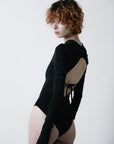 Agna | Body escote espalda | Luna | Negro