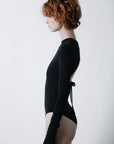 Agna | Body escote espalda | Luna | Negro